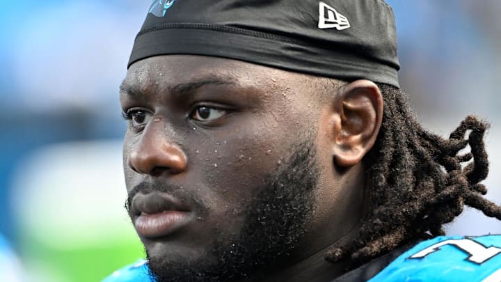 NFL Carolina Panthers offensive tackle Ikem Ekwonu NFL Carolina Panthers offensive tackle Ikem Ekwonu
