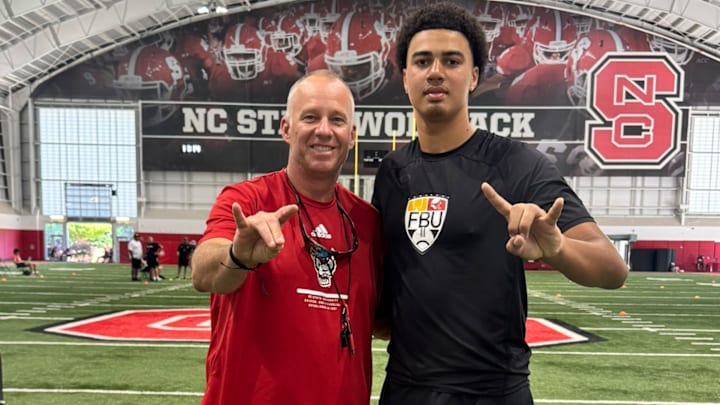 CJ Jordan II on his visit with North Carolina State