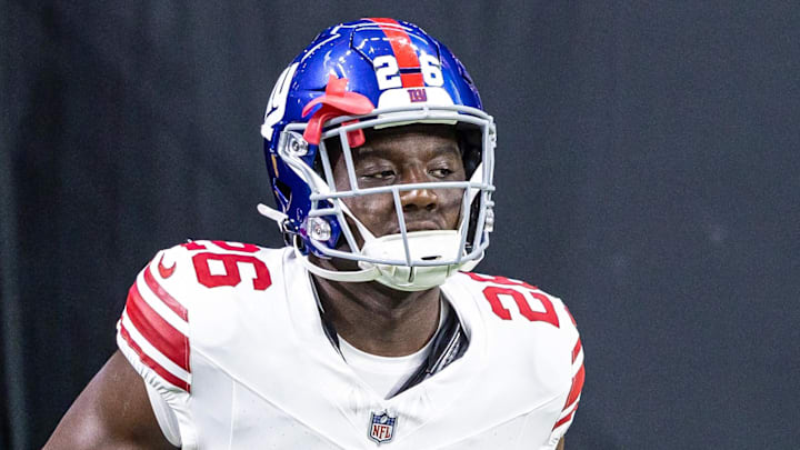 New York Giants running back Devin Singletary  