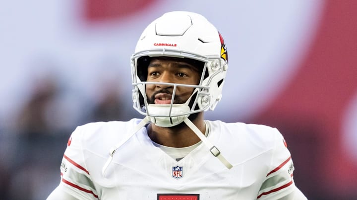 Dec 21, 2025; Glendale, Arizona, USA; Arizona Cardinals quarterback Jacoby Brissett (7) against the Atlanta Falcons at State Farm Stadium. Mandatory Credit: Mark J. Rebilas-Imagn Images Dec 21, 2025; Glendale, Arizona, USA; Arizona Cardinals quarterback Jacoby Brissett (7) against the Atlanta Falcons at State Farm Stadium. Mandatory Credit: Mark J. Rebilas-Imagn Images