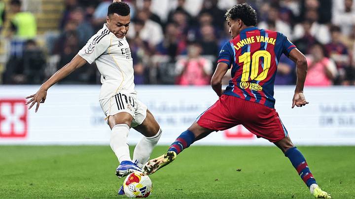 Kylian Mbappe, Real Madrid; Lamine Yamal, Barcelona Kylian Mbappe, Real Madrid; Lamine Yamal, Barcelona