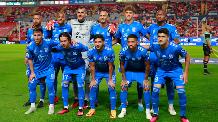 Jugadores de Tigres UANL previo al partido ante Necaxa. Jugadores de Tigres UANL previo al partido ante Necaxa.