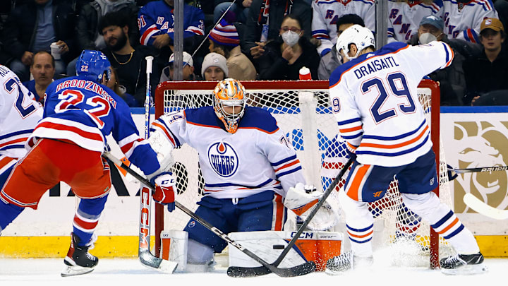 Edmonton Oilers v New York Rangers