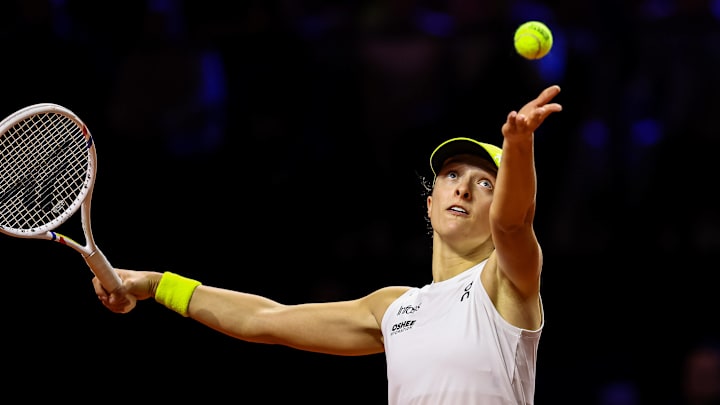 Iga Swiatek has made adjustments to her serve before the Madrid Open.