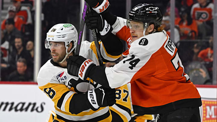 The Flyers are road underdogs in Pittsburgh.