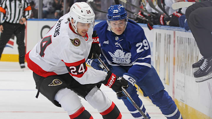 Dylan Cozens, Pontus Holmberg - Game One