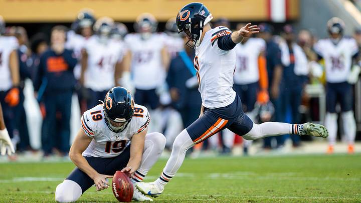 Chicago Bears place kicker Cairo Santos. Chicago Bears place kicker Cairo Santos.
