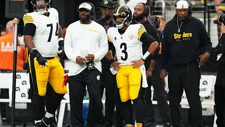 Pittsburgh Steelers QB Russell Wilson, head coach Mike Tomlin