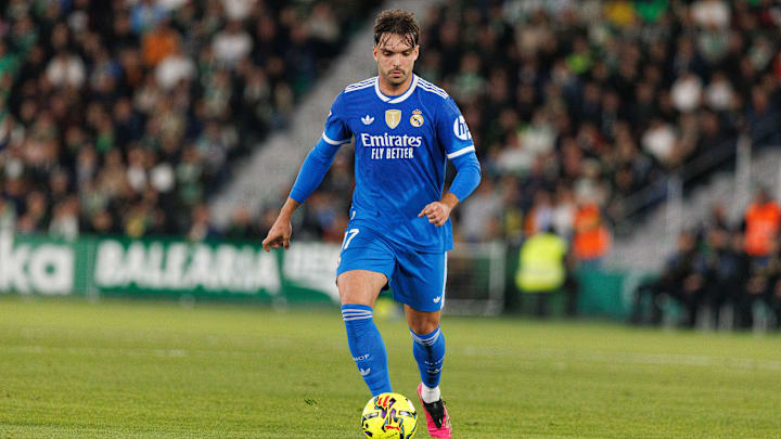 Raul Asencio del Rosario (Real Madrid FC) seen in action...