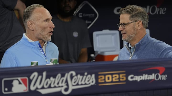 Toronto Blue Jays President and CEO Mark Shapiro and Executive Vice President, Baseball Operations and General Manager Ross Atkins Toronto Blue Jays President and CEO Mark Shapiro and Executive Vice President, Baseball Operations and General Manager Ross Atkins