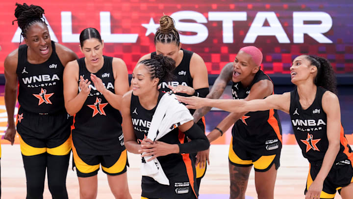 With 36 points and a new WNBA All-Star scoring record, Napheesa Collier was named the game’s MVP. 