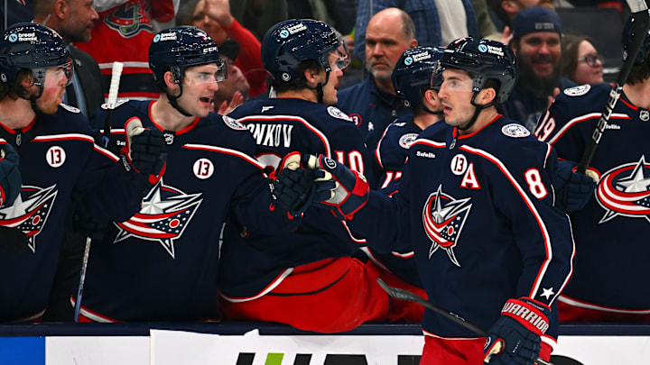 Chicago Blackhawks v Columbus Blue Jackets