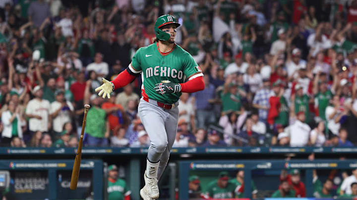 Mexico outfielder Jarren Duran.