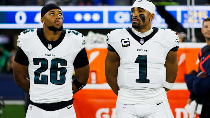 Saquon Barkley, Jalen Hurts, Philadelphia Eagles