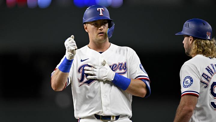 Texas Rangers third baseman Josh Jung. Texas Rangers third baseman Josh Jung.