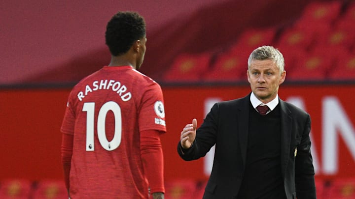 Rashford und Solskjaer Rashford und Solskjaer