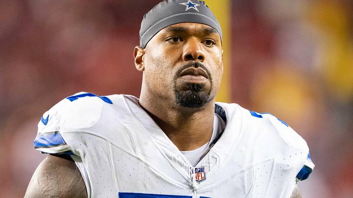 Dallas Cowboys offensive tackle Tyron Smith after the game against the San Francisco 49ers at Levi's Stadium.