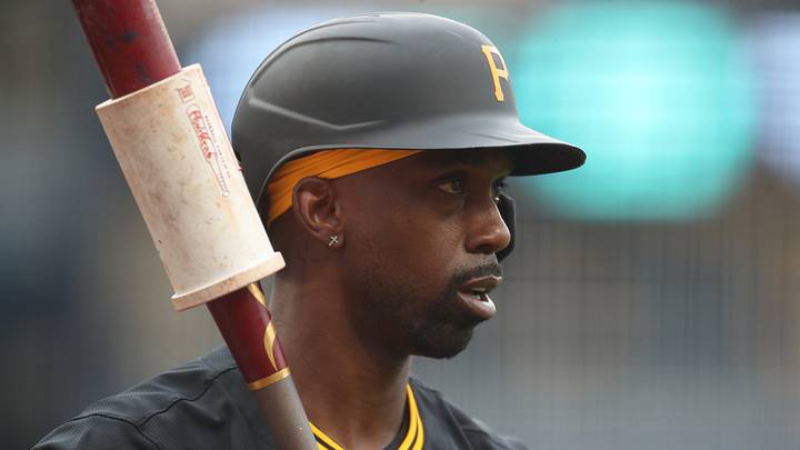 Jul 1, 2025; Pittsburgh, Pennsylvania, USA; Pittsburgh Pirates designated hitter Andrew McCutchen (22) in the on-deck circle against the St. Louis Cardinals during the first inning at PNC Park. Mandatory Credit: Charles LeClaire-Imagn Images Jul 1, 2025; Pittsburgh, Pennsylvania, USA; Pittsburgh Pirates designated hitter Andrew McCutchen (22) in the on-deck circle against the St. Louis Cardinals during the first inning at PNC Park. Mandatory Credit: Charles LeClaire-Imagn Images