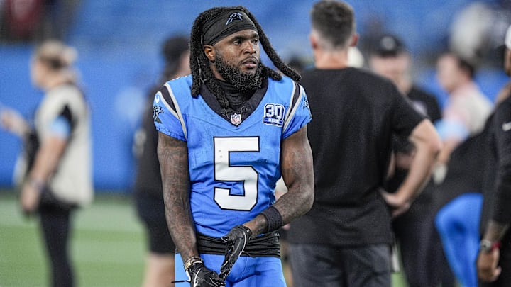 Carolina Panthers wide receiver Diontae Johnson