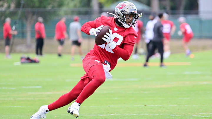 Shilo Sanders is making plays at Tampa Bay Buccaneers Rookie Minicamp
