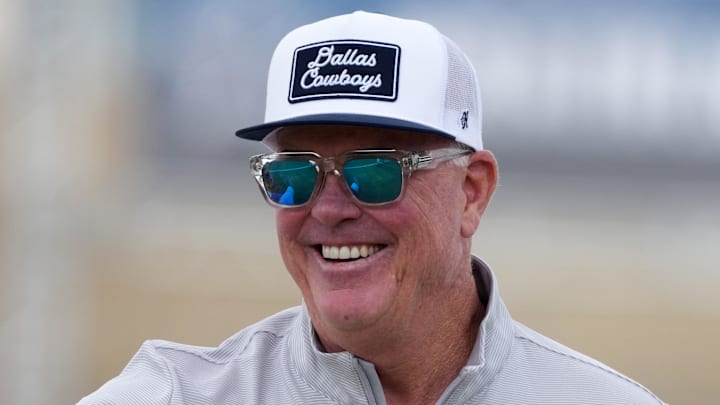 Dallas Cowboys chief operating officer Stephen Jones at training camp at the River Ridge Fields.
