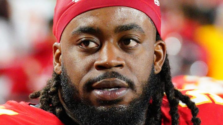 NFL Kansas City Chiefs defensive end Mike Danna NFL Kansas City Chiefs defensive end Mike Danna