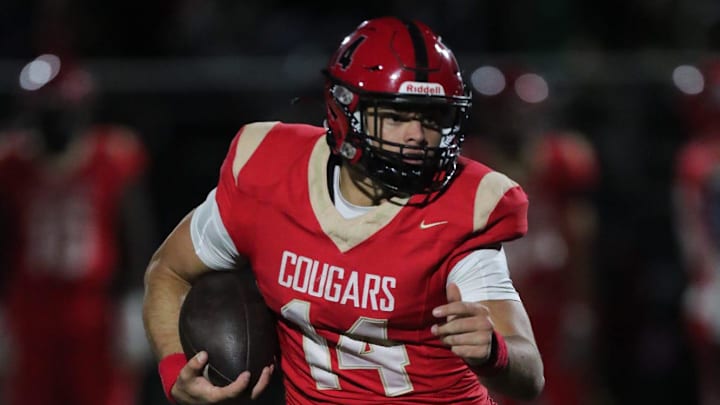 The Bishop Verot Vikings varsity football team lost to Cardinal Mooney High School in the Region 2A-3 final game Friday, Nov. 29, 2024. Cardinal Mooney will move on to the state final four playoff. Cardinal Mooney won with a final score of 35-14.