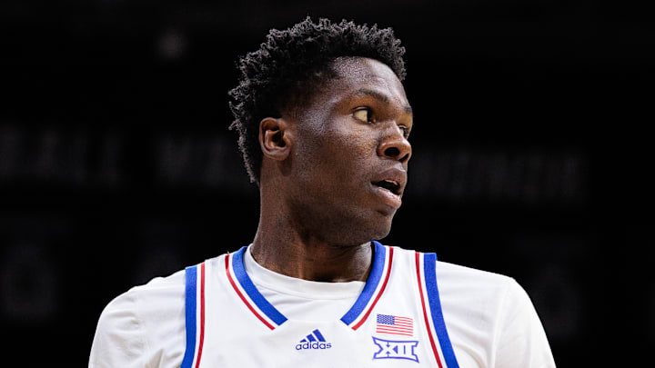 Kansas basketball player Flory Bidunga