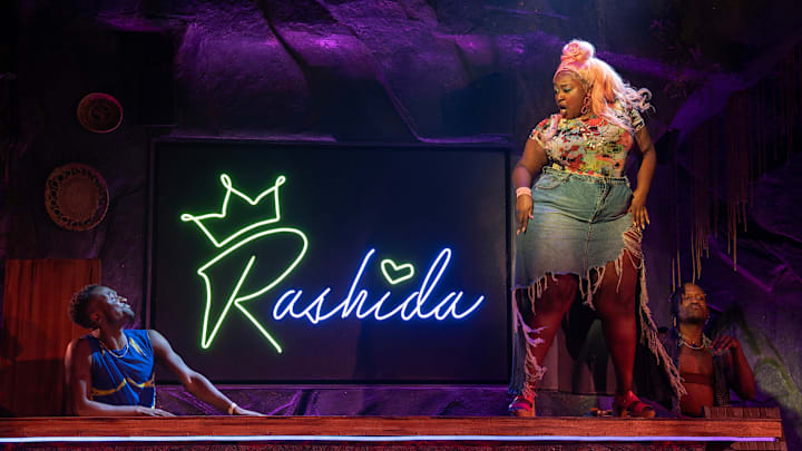 Arica Jackson and the cast of Goddess | Photo Credit: Joan Marcus