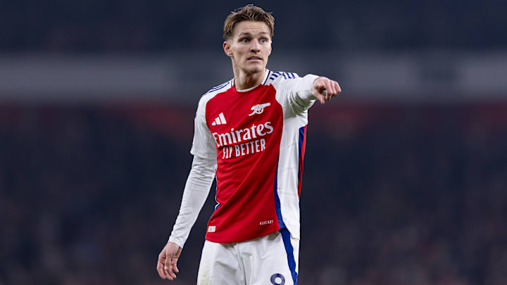 El noruego Martin Odergaard durante el duelo ante el Tottenham