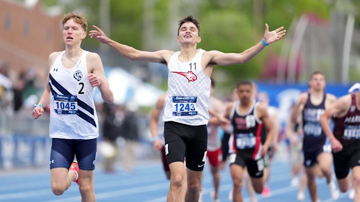 Quentin Nauman is nominated for athlete of the week after becoming the first boy to sweep the 800, 1,600 and 3,200 at the Drake Relays.