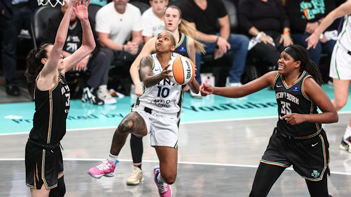 Courtney Williams, whose four-point play in the final seconds of regulation quieted the New York crowd, led the Lynx with 23 points in Game 1.