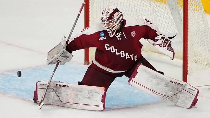NCAA HOCKEY: MAR 24 Div I Championship Allentown Regional - Colgate vs Michigan NCAA HOCKEY: MAR 24 Div I Championship Allentown Regional - Colgate vs Michigan
