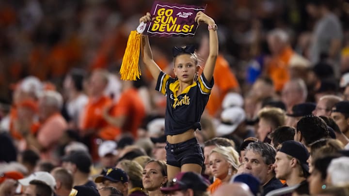 The Arizona State Sun Devils are hoping for another sellout crowd on Saturday at Mountain America Stadium. The Arizona State Sun Devils are hoping for another sellout crowd on Saturday at Mountain America Stadium.