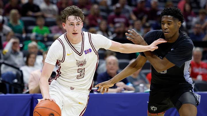 Logan-Rogersville's Chase Branham (3) moves the ball during a Class 4 semifinal game against Vashon, Friday, March 20, 2026, at Mizzou Arena in Columbia, Mo. Logan-Rogersville's Chase Branham (3) moves the ball during a Class 4 semifinal game against Vashon, Friday, March 20, 2026, at Mizzou Arena in Columbia, Mo.