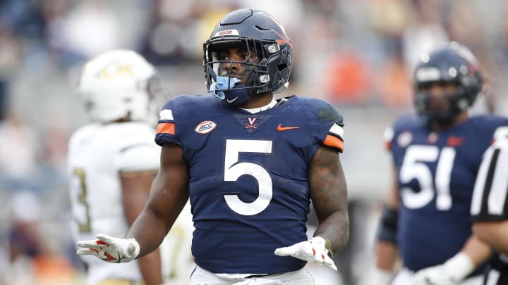 Kobe Pace is set to lead the Virginia running back room in 2024. Kobe Pace is set to lead the Virginia running back room in 2024.