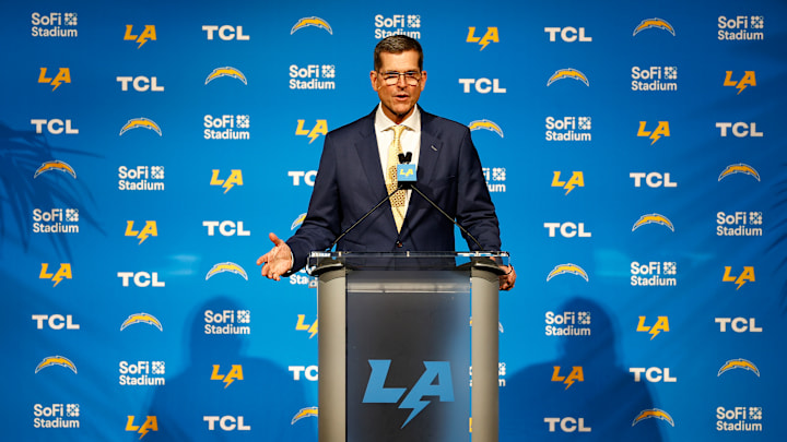 Los Angeles Chargers Introduce Jim Harbaugh As Head Coach