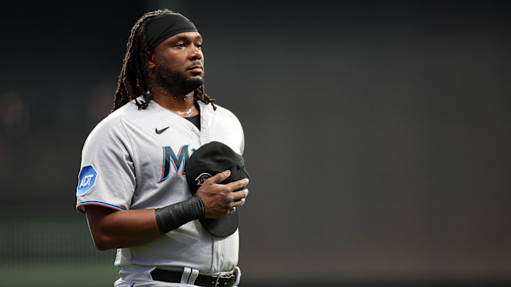 Josh Bell pegó 11 jonrones en 55 encuentros con los Marlins en 2023