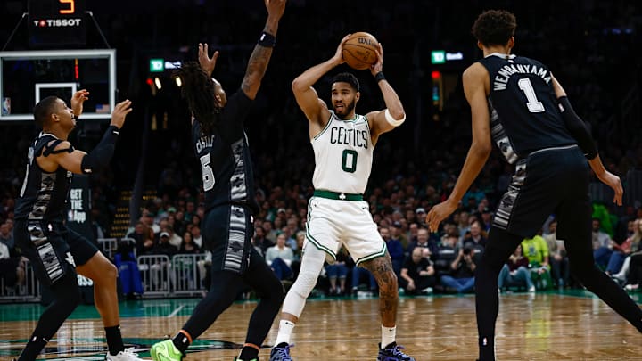 Boston Celtics, San Antonio Spurs, Celtics injury report, Jayson Tatum, Payton Pritchard, Victor Wembanyama, De'Aaron Fox