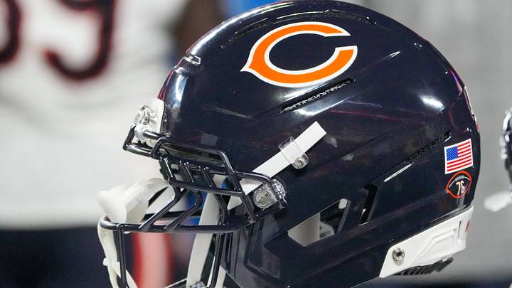A general view of a Chicago Bears helmet against the Kansas City Chiefs during the second half of the game at GEHA Field at Arrowhead Stadium. Mandatory Credit: Denny Medley-Imagn Images A general view of a Chicago Bears helmet against the Kansas City Chiefs during the second half of the game at GEHA Field at Arrowhead Stadium. Mandatory Credit: Denny Medley-Imagn Images