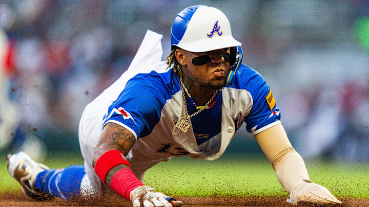 Ronald Acuña Jr. ya tiene 9 bases robadas en 2024 con los Bravos 