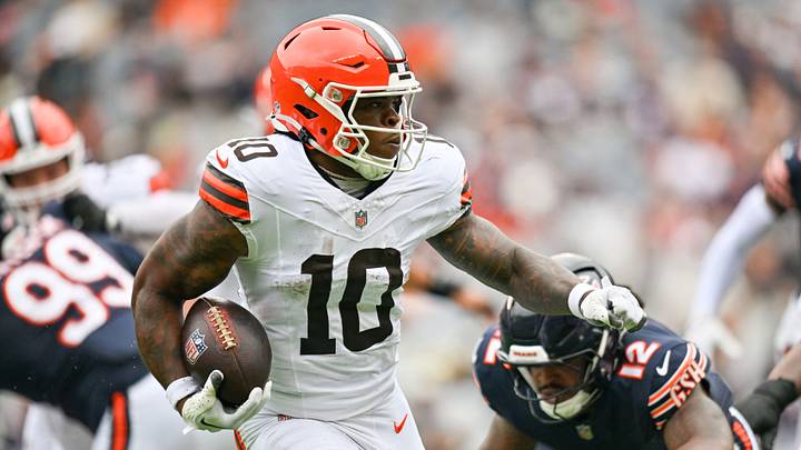 Cleveland Browns running back Quinshon Judkins