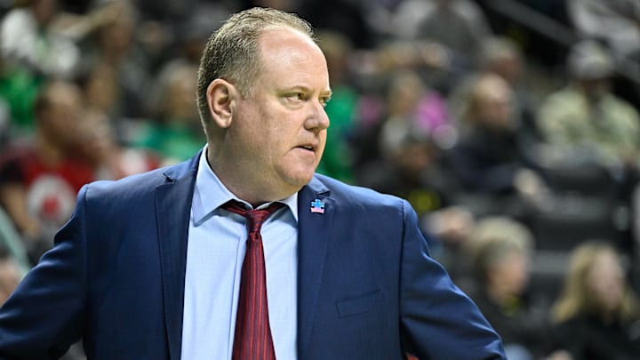 Wisconsin Badgers head coach Greg Gard. 