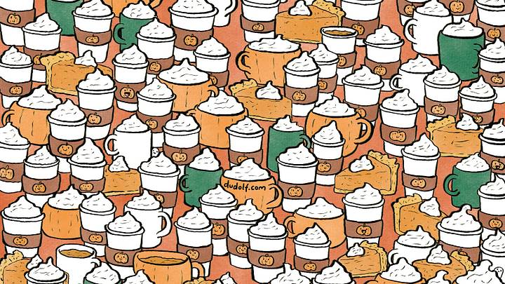 Take a close look at this autumn feast: a few haunting guests are mingling among the whipped cream and pumpkin pie. Take a close look at this autumn feast: a few haunting guests are mingling among the whipped cream and pumpkin pie.