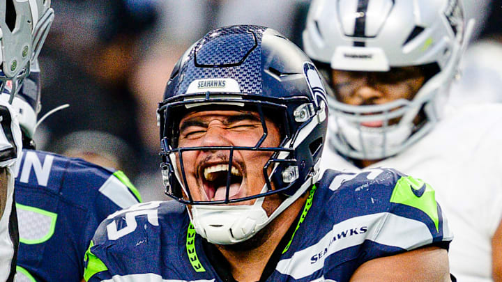 Brandon Pili with the Seattle Seahawks Brandon Pili with the Seattle Seahawks