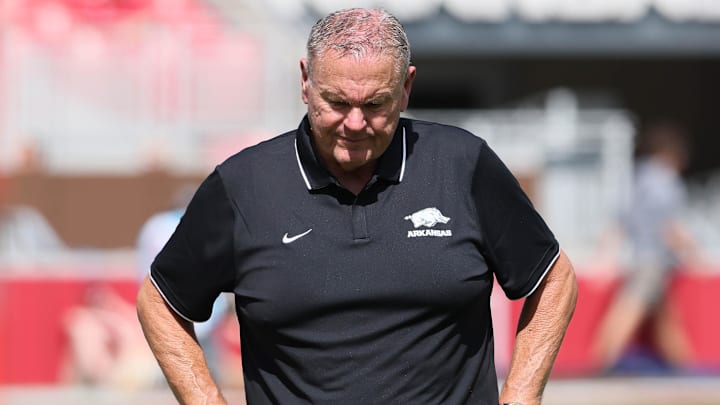 Arkansas fell to Notre Dame by 43 on Saturday in front of a disappointed home crowd in Fayetteville.