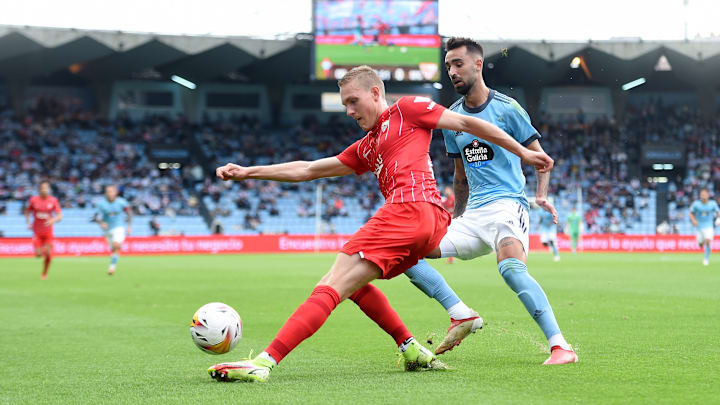 Ludwig Augustinsson durfte endlich sein Debüt für Sevilla geben