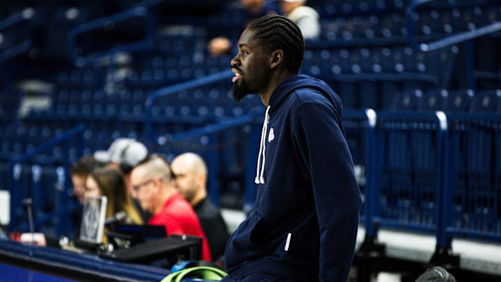 Gonzaga Bulldogs forward Graham Ike. Gonzaga Bulldogs forward Graham Ike.