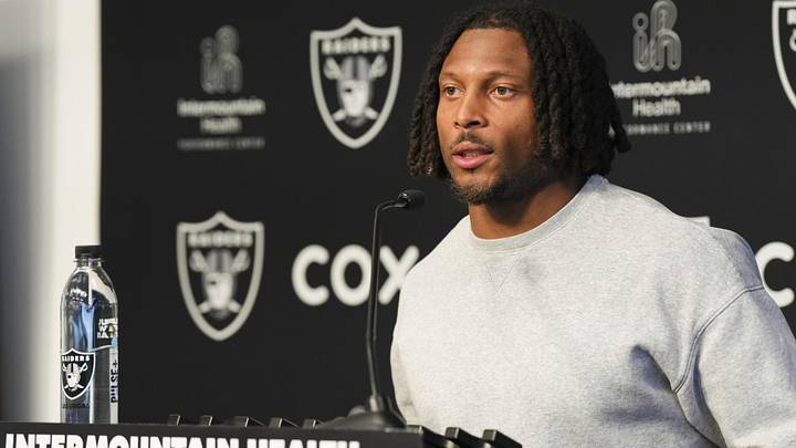 Las Vegas Raiders wide receiver Tre Tucker 