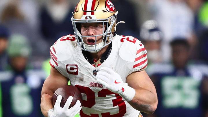 San Francisco running back Christian McCaffrey is coming off a 1,200-yard rushing season. San Francisco running back Christian McCaffrey is coming off a 1,200-yard rushing season.